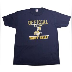 Vintage “Official Navy Party Shirt” - Unisex XL (46-48)